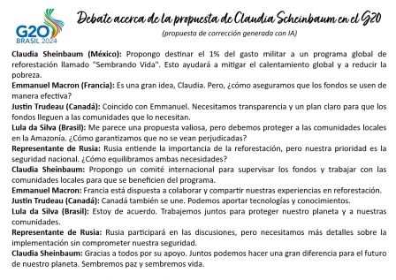 Debate en el G20